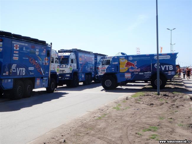 Dakar 2012- technické přejímky Tatry André Azeveda