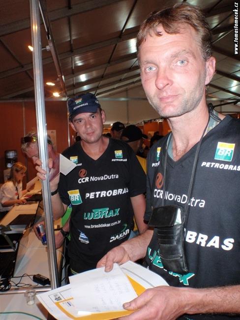 Dakar 2012- technické přejímky Tatry André Azeveda