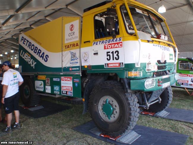 Dakar 2012- technické přejímky Tatry André Azeveda