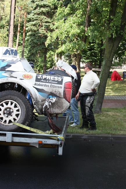 Na Baja Poland zastupoval český tým Offroadsport jen  Konrád Sobecky. Dojel čtvrtý.