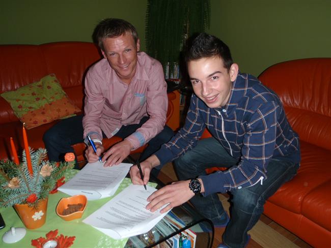 Jakub Kornfeil- podpis smlouvy pro MS 2010, foto tmu