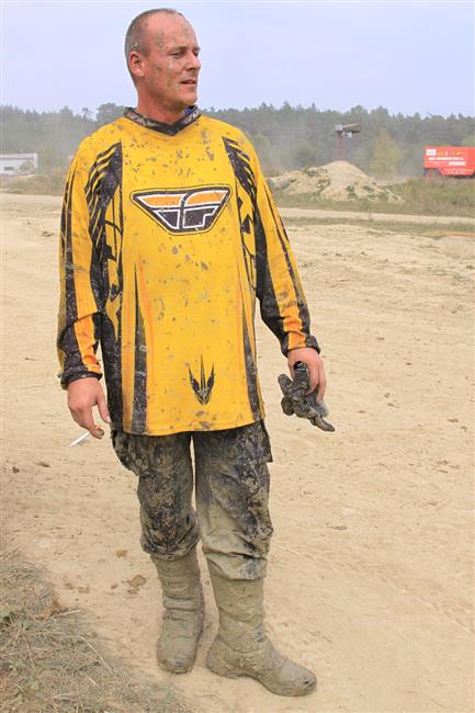 Rallye tructrial Milovice 2009 a borec - bahňák Pechánek objektivem Mirka Knedly sen.