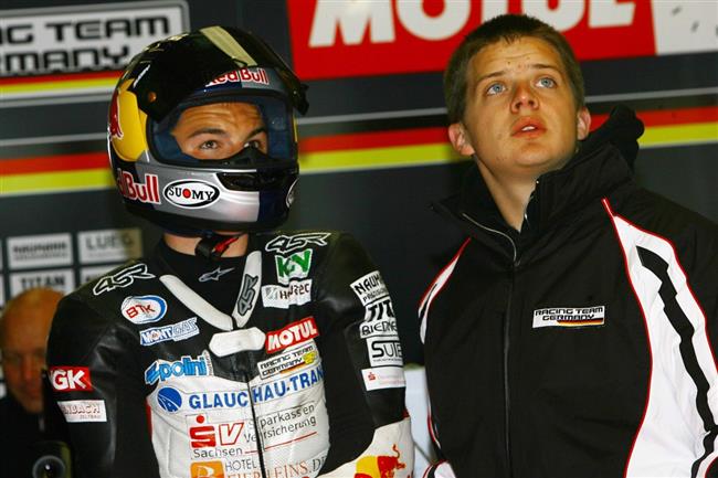 Jakub Kornfeil a MotoGP v Anglii 2010, foto tmu