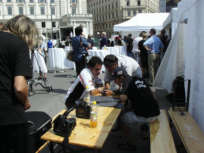 Moto GP Brno 2010 a prezentační akce ve Vídni - foto Jarda Pazderník