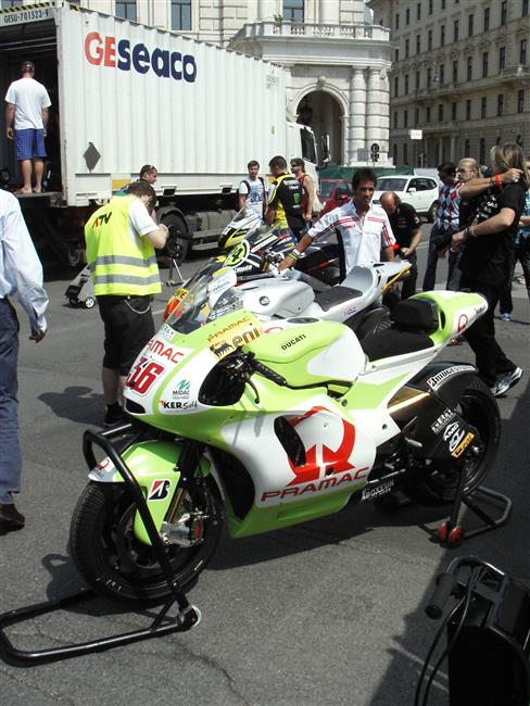 Moto GP Brno 2010 a prezentační akce ve Vídni - foto Jarda Pazderník