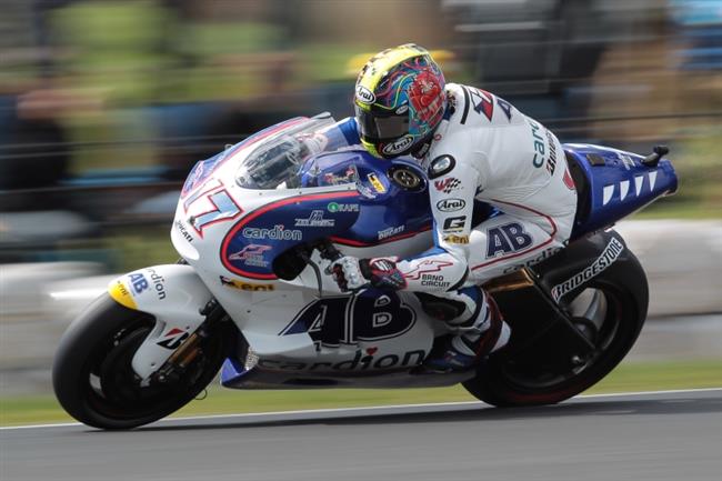 Karel Abraham dest v zvodu MotoGP 2011 v Austrlii