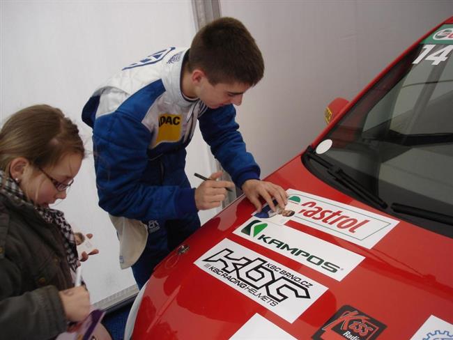 Mladek Tom Minek (16) pojede i pt rok VW Polo Cup