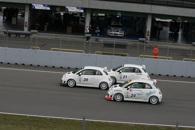 Petr Fuln v Brn s Fiatem Abarth, foto tmu