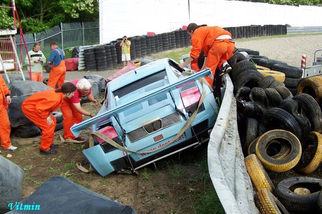 Jarn Most 2009,  havrie Lamborghini pi 3hodinovce, foto Vta Klgl