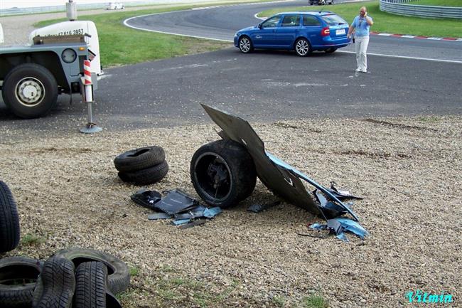 Jarn Most 2009,  havrie Lamborghini pi 3hodinovce, foto Vta Klgl