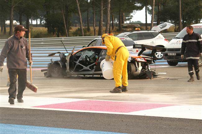 FIA GT3 2009  na Paul Ricard: Matzke a jeho tm byl krek od medaile, ale.....