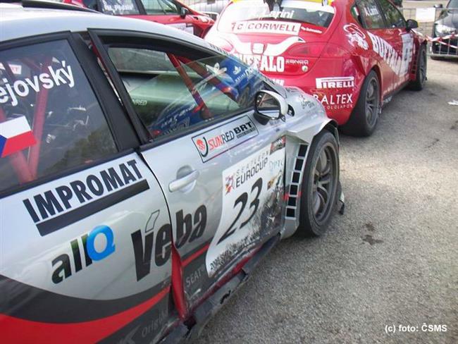 Imola 2009 a Michal Matějovský se Seatem, foto týmu