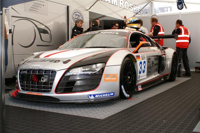 FIA GT 3 v Silverstone :  Matzke si AUDI R8 tmu Rosberg rozuml, Navrtil ji o nco mn