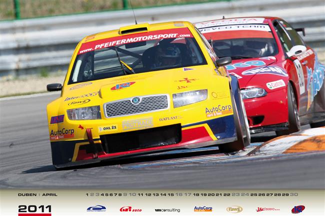 Nahlédnutí do  nástěnného kalendáře CPmotorsport. na rok 2011