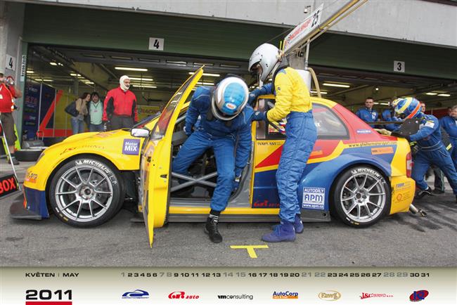 Nahlédnutí do  nástěnného kalendáře CPmotorsport. na rok 2011