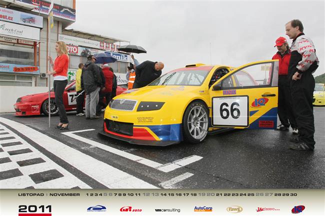 Nahlédnutí do  nástěnného kalendáře CPmotorsport. na rok 2011