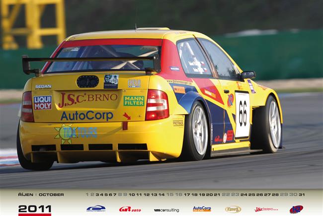 Nahlédnutí do  nástěnného kalendáře CPmotorsport. na rok 2011