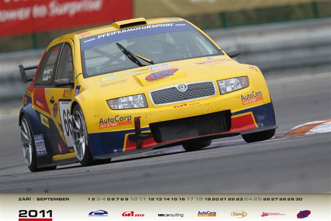 Nahlédnutí do  nástěnného kalendáře CPmotorsport. na rok 2011