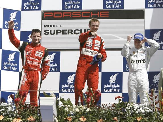 tefan Rosina po Bahrajnu  na druhm mst prbnho poad Porsche Mobil1 Supercup