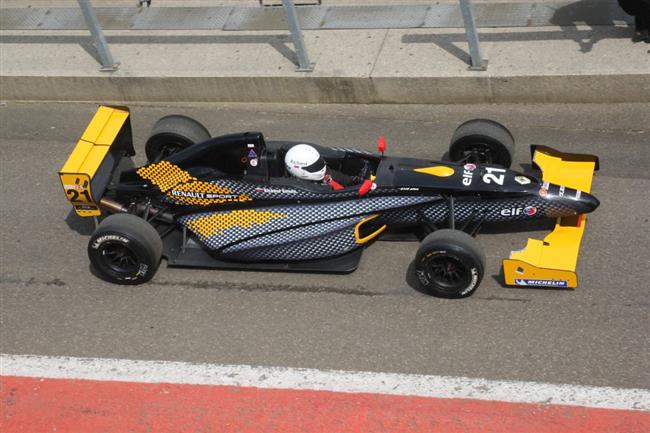 Richard Gonda ve 2. podniku Svtov srie Renault  2011 ve Spa