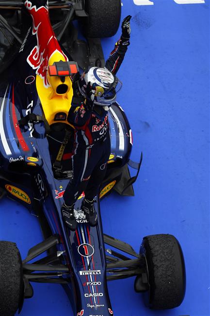 Sebastian Vettel pekonal v Brazlii rekord v potu pole position v jedn sezon