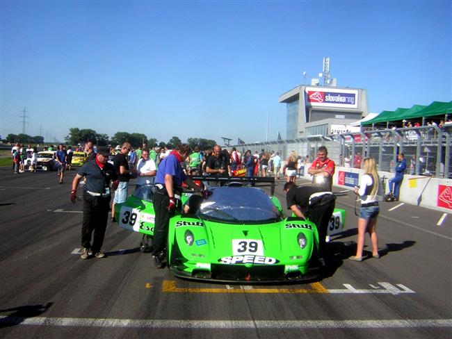 Slovakiaring a velmi slun obsazen zvody D4 - atmosfra