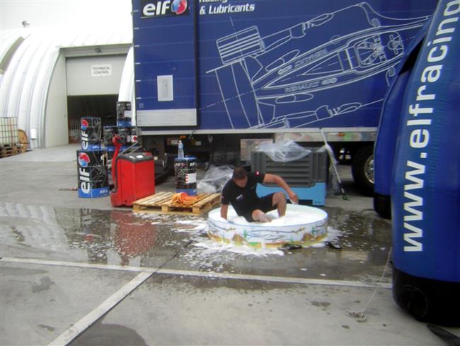 Slovakiaring a velmi slun obsazen zvody D4 - atmosfra