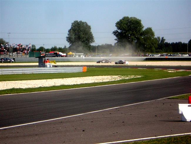 Slovakiaring a velmi slun obsazen zvody D4 - atmosfra