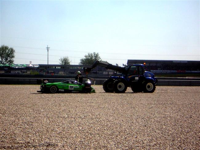 Slovakiaring a velmi slun obsazen zvody D4 - atmosfra