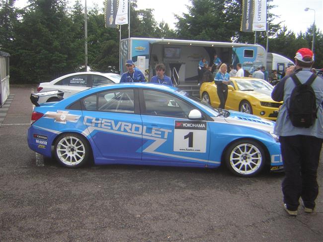 Sraz Chevrolet pi pleitosti WTCC 2011 v Brn