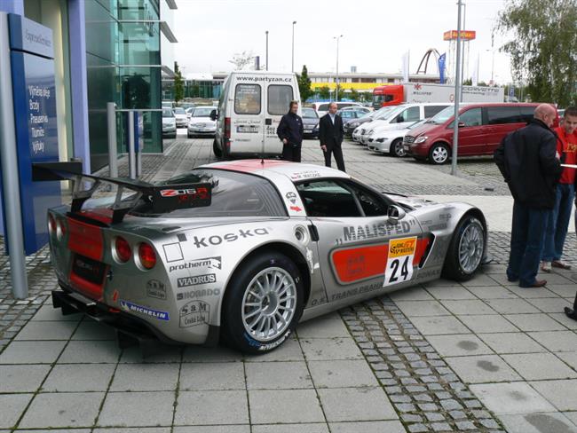 Tým MM a jeho Corveta GT3 na TK, foto K. Kubeš
