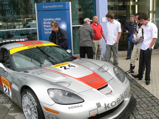Tým MM a jeho Corveta GT3 na TK, foto K. Kubeš