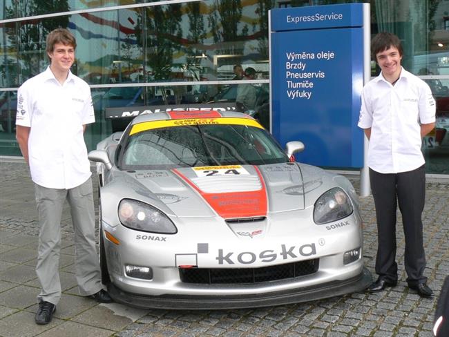 Tým MM a jeho Corveta GT3 na TK, foto K. Kubeš