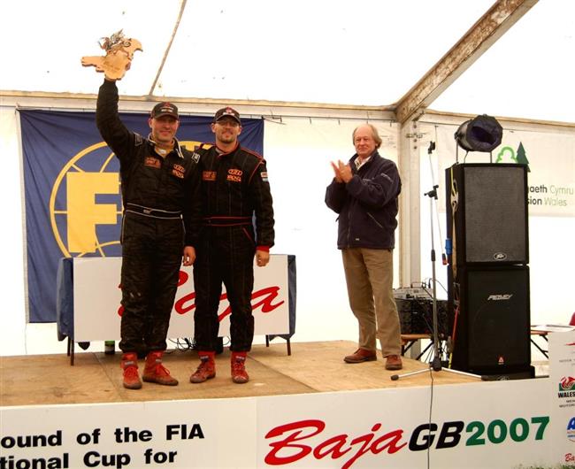 Baja GB 2007 a vítězná posádka Zapletal Janáček, foto týmu