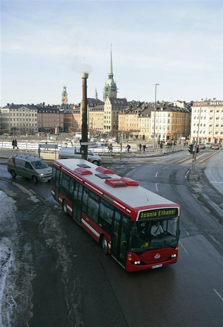 BUSy ve Stockholmu jezd na etanol