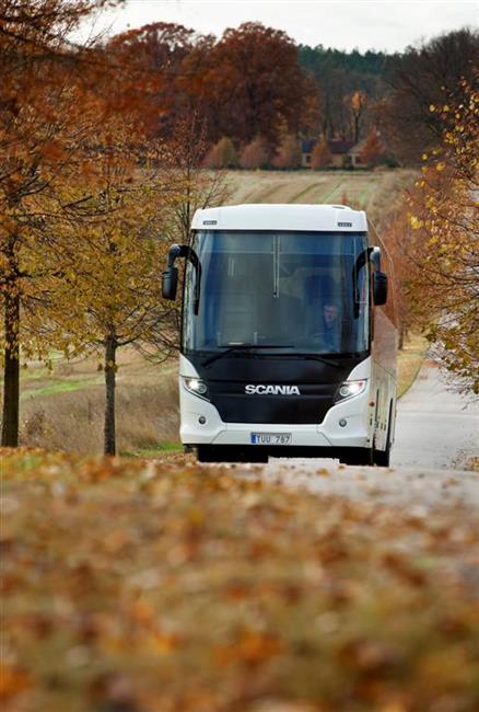 Scania pedstavuje autobus Touring HD na Holiday World 2011 v Holeovicch