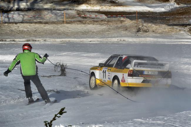 Vydaen Krkonosk pohr v autoskijringu ve Sklenaicch 2011