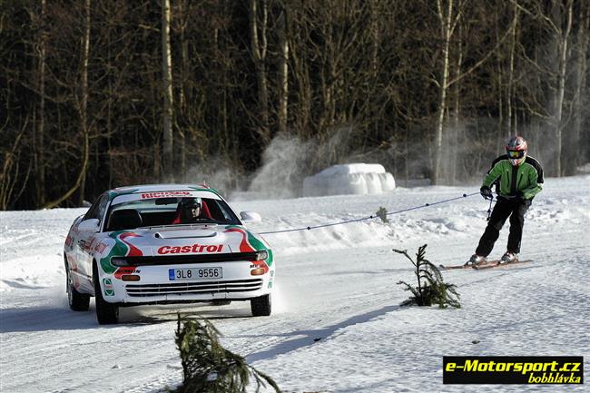 Vydařený Krkonošský pohár v autoskijöringu ve Sklenařicích 2011