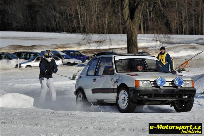 Vydaen Krkonosk pohr v autoskijringu ve Sklenaicch 2011