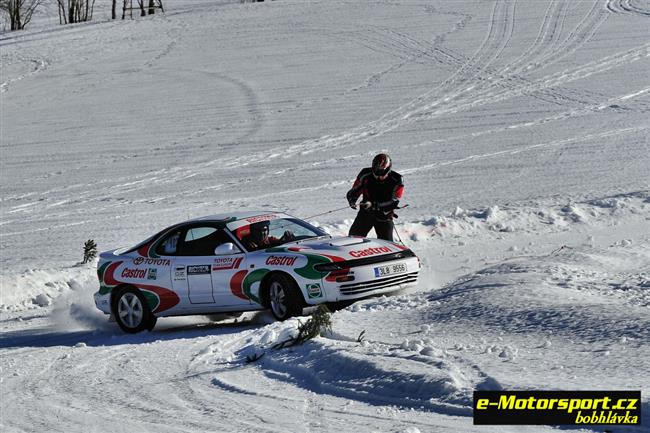 Vydaen Krkonosk pohr v autoskijringu ve Sklenaicch 2011