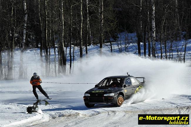 Vydařený Krkonošský pohár v autoskijöringu ve Sklenařicích 2011