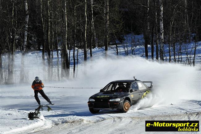 Vydaen Krkonosk pohr v autoskijringu ve Sklenaicch 2011