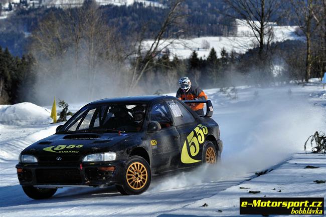 Vydařený Krkonošský pohár v autoskijöringu ve Sklenařicích 2011
