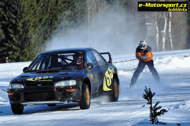 Vydařený Krkonošský pohár v autoskijöringu ve Sklenařicích 2011