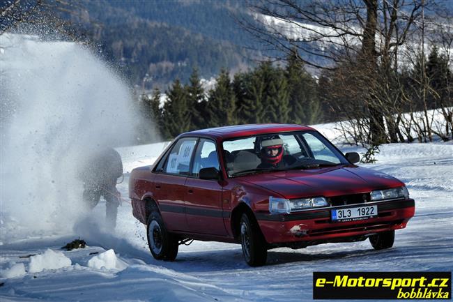 Vydaen Krkonosk pohr v autoskijringu ve Sklenaicch 2011