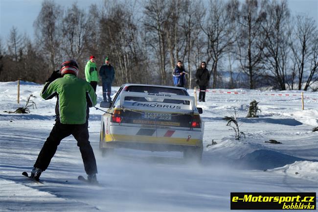 Vydaen Krkonosk pohr v autoskijringu ve Sklenaicch 2011