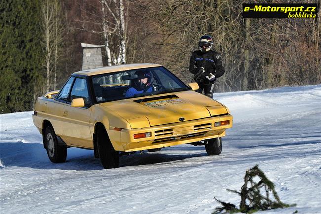 Vydaen Krkonosk pohr v autoskijringu ve Sklenaicch 2011