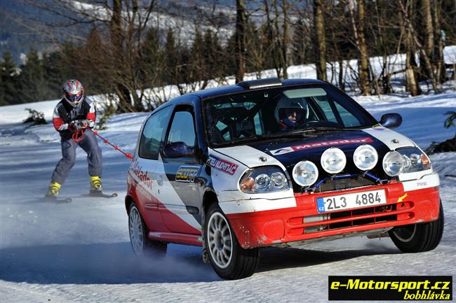 Vydařený Krkonošský pohár v autoskijöringu ve Sklenařicích 2011