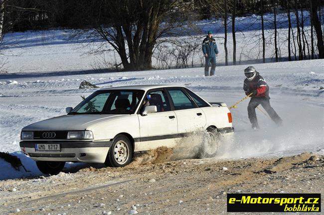 Vydaen Krkonosk pohr v autoskijringu ve Sklenaicch 2011