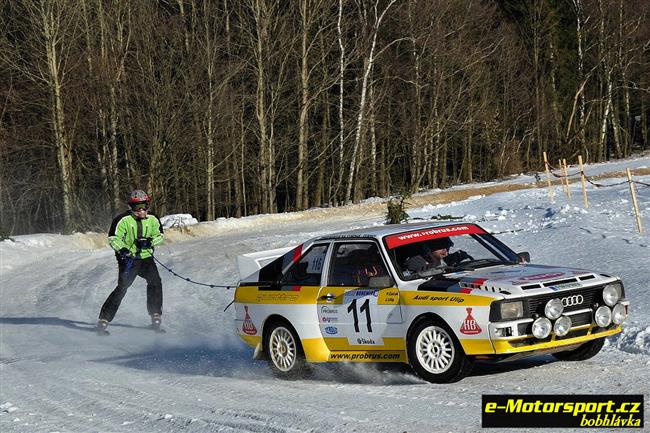 Vydaen Krkonosk pohr v autoskijringu ve Sklenaicch 2011